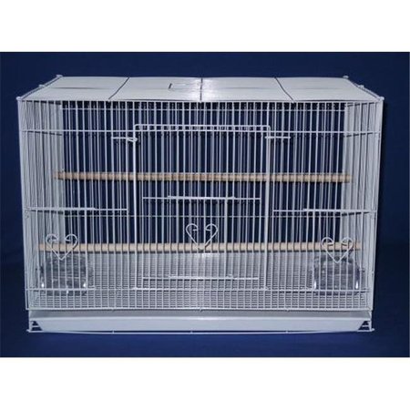 YML YML 4x2474WHT Lot of Four Medium Bird Breeding Cages in White 4x2474WHT